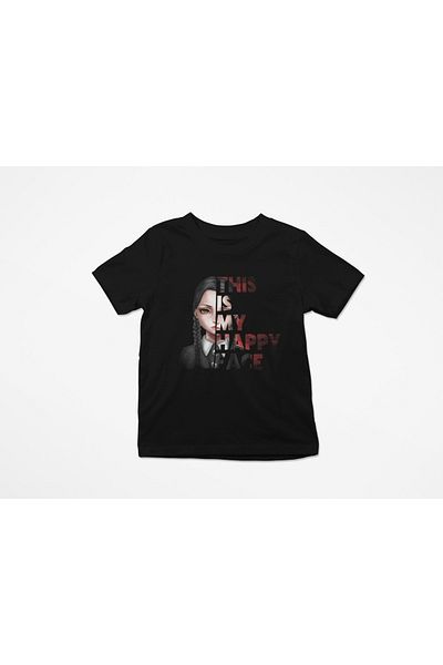 MAGORS Tricou pentru copii unisex cu mânecă scurtă cu imprimeu de miercuri