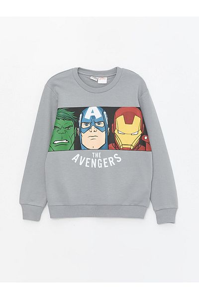 LC Waikiki Crew Neck Hulk Printed Boys' T-Shirt and Sweatpants