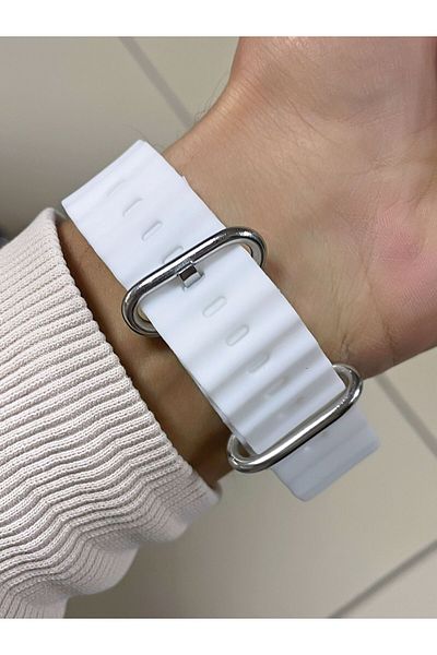 LOOQ Unisex Silicone Cord Wristwatch with Digital Keys