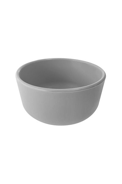 OiOi Basics Silicone Bowl Powder Gray