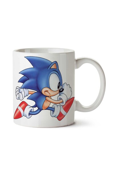ART HEDİYE كوب Sonic-The-Hedgehog-PNG-5 مطبوع على الجانبين