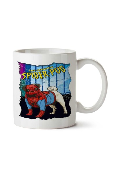 ART HEDİYE كوب سبايدر بوغ سبايدر دوج مطبوع على الجانبين