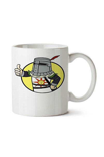 ART HEDİYE كوب Solaire of Astora (Vault Boy) مطبوع على الجانبين