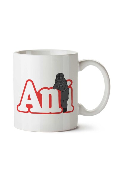 ART HEDİYE كوب مطبوع عليه وجهين من Star Wars Darth Vader Ani Skywalker Orphan...