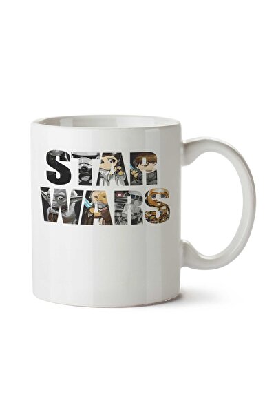 ART HEDİYE كوب مطبوع عليه وجهين من STAR WARS - THE FORCE