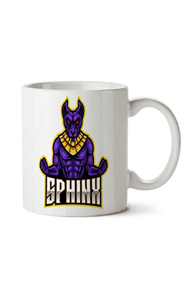 ART HEDİYE كوب Sphinx مطبوع على الجانبين
