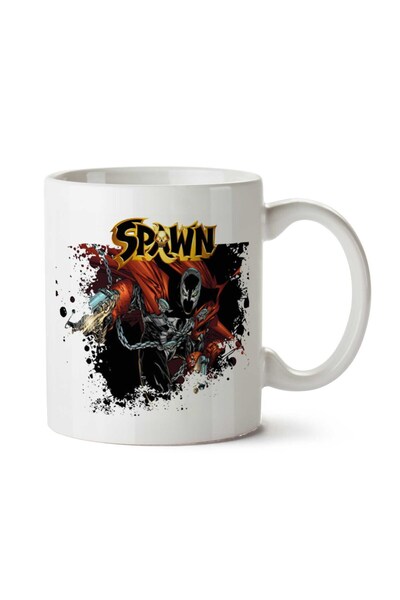 ART HEDİYE كوب بتصميم SPAWN مطبوع على الجانبين