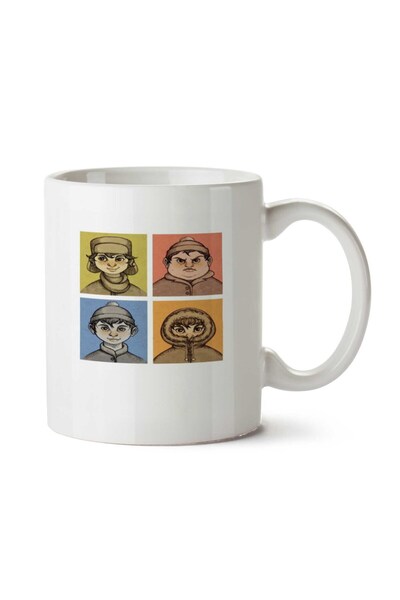 ART HEDİYE كوب رجالي مطبوع عليه وجهين من South Park Boys
