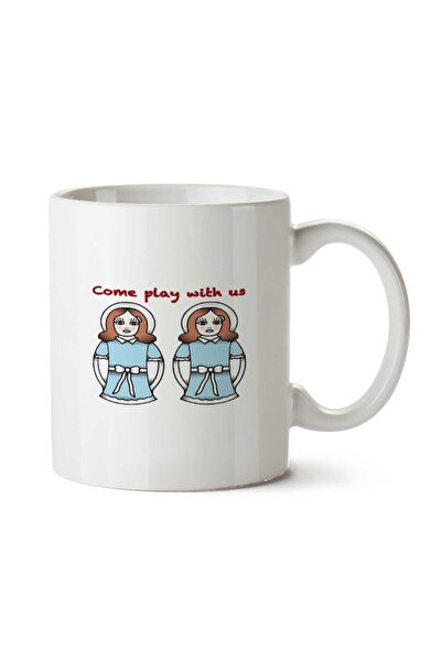 ART HEDİYE كوب مطبوع على الجانبين من Shining Twins Matrioska