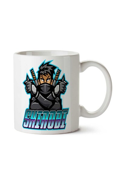 ART HEDİYE كوب بتصميم شينوبي مطبوع على الجانبين