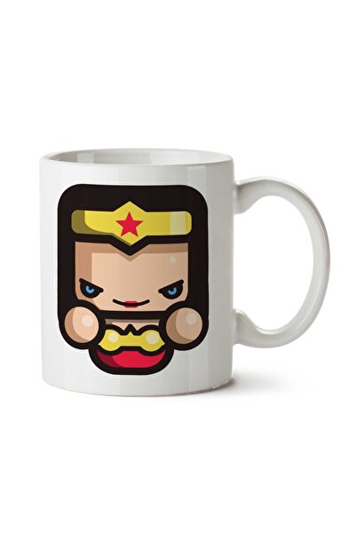 ART HEDİYE كوب سيمبلر ووندر وومان ديانا برينس مطبوع على الجانبين