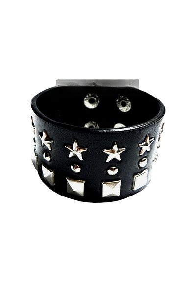 targay gothic punk metallica style studded bracelet