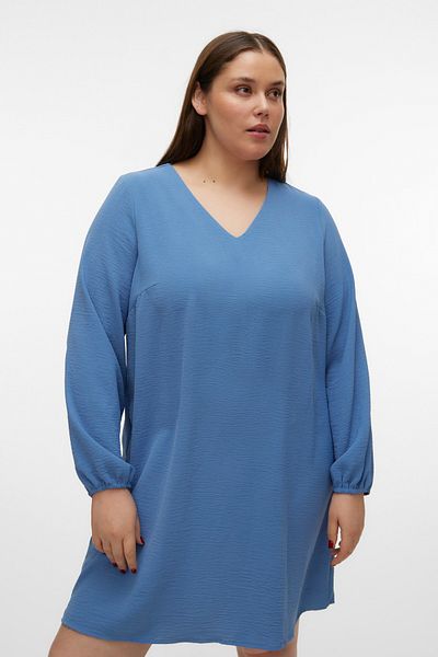 Veromoda Curve VMCALVA BRIT LS ΚΟΝΤΟ ΦΟΡΕΜΑ WVN CUR