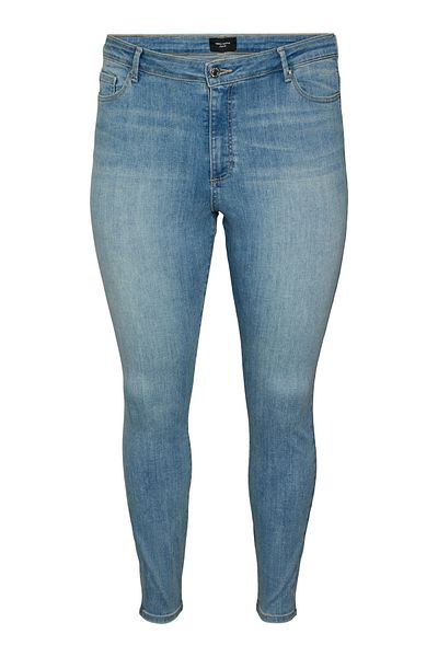Veromoda Curve Blugi din denim albastru deschis Vero Moda Curve pentru femei/fete