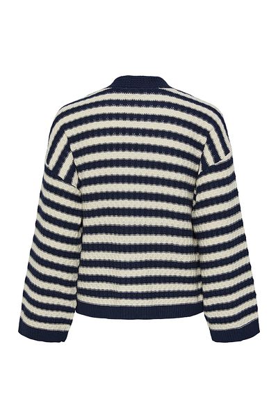 YAS. YASBLUES LS KNIT PULLOVER S