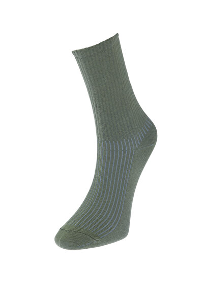 Trendyol Collection Pamut csíkos 5 csomag – Középiskolai és teniszzokni TMNSS24CO00010