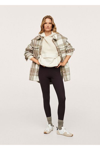 MANGO Woman Schokoladenfarbene Strumpfhose für Damen17045927