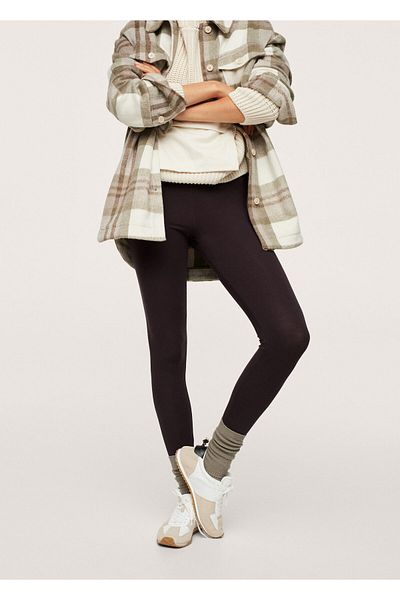 MANGO Woman Schokoladenfarbene Strumpfhose für Damen17045927