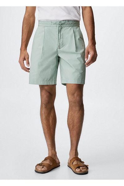 MANGO Man Ανδρικό σορτς Mint Green & Bermuda37000575