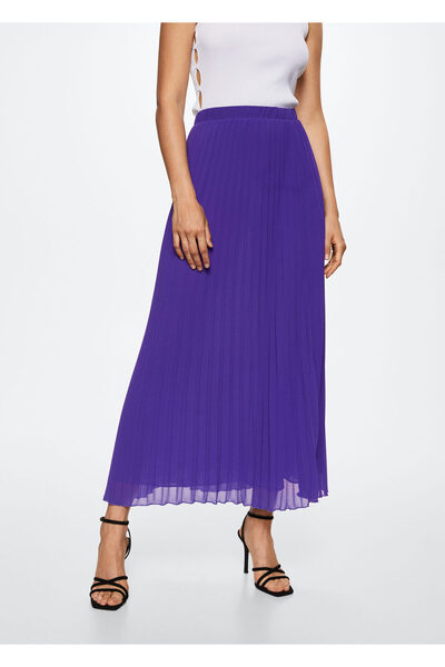 MANGO Woman Fustă de damă violet37061151