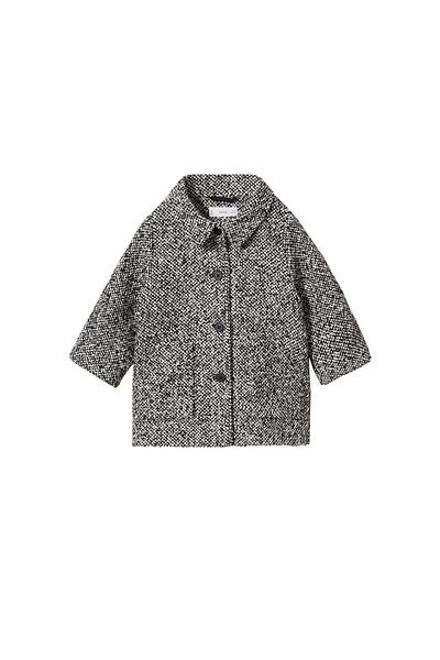 MANGO Kids Black Baby Girl Overcoat37015911