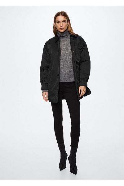 MANGO Schwarze Damenjacke 37075130