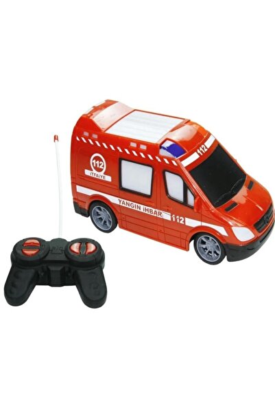 DZC KUZENLER AVM Uzaktan Kumandalı Pilli itfaiye sesli ışıklı Araba Full FONK...