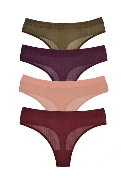 PURPLE LOVE بيكيني من القطن