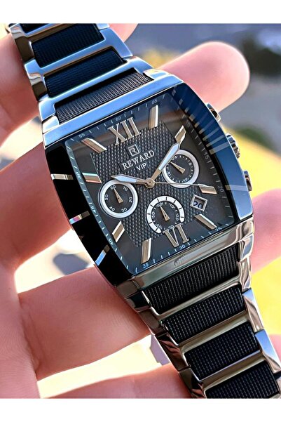 Reward Rwd.43 Reward Steel/Silicone Cord Inner Functions Active 3 Atm Water Resistant Men's Wrist Watch