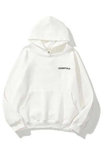 Khione Unisex oversize mikina s kapucí Essentials s potiskem