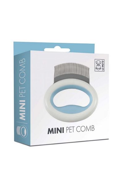 M-PETS Mini Pet Comb Blue Cat Dog Comb