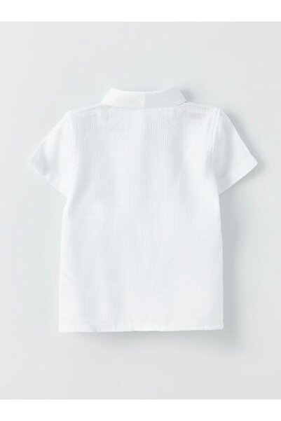 LC Waikiki KANZ Kısa Kollu Desenli Erkek Bebek Gömlek ve Şort 2'li Takım