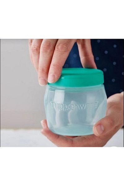 Tupperware برطمان سلسلة عالمية باللون الأزرق المخضر - 325 مل