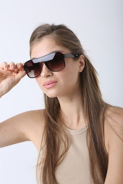 ModaLand Unisex Cream Sunglasses
