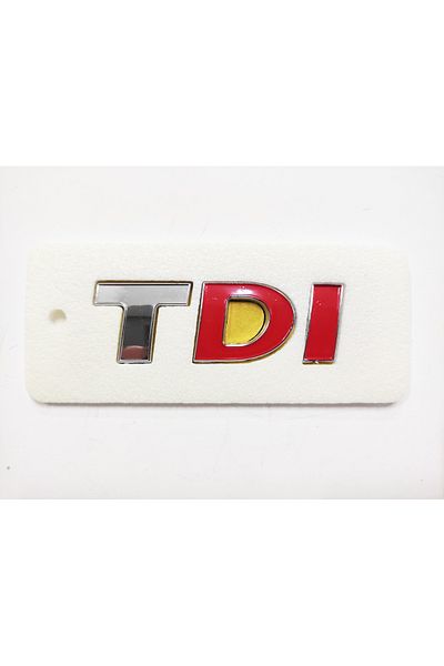 REPLAX Volkswagen TDI Rigging Luggage Lettering Gluing Double Red 7.5cmx2.5cm 8233