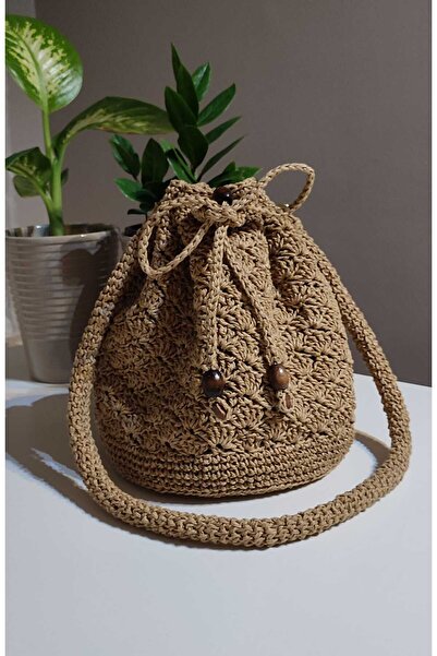 Butik SÜTLÜ KAHVE SEPET ÇANTA