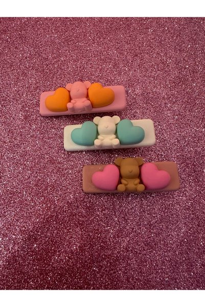 Milena Designer Store Milena Kids Heart and Teddy Bear Children's Buckle