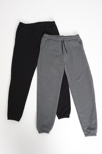 Four Man Φούτερ Jogger 2 ΤΕΜΑΧΙΩΝ 100% βαμβακερό ελαστικό στον αστράγαλο