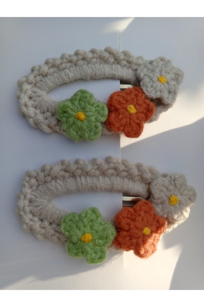 Jolly accesory Çok Renkli 2'li Anne Çocuk Çıt ÇıtToka Seti