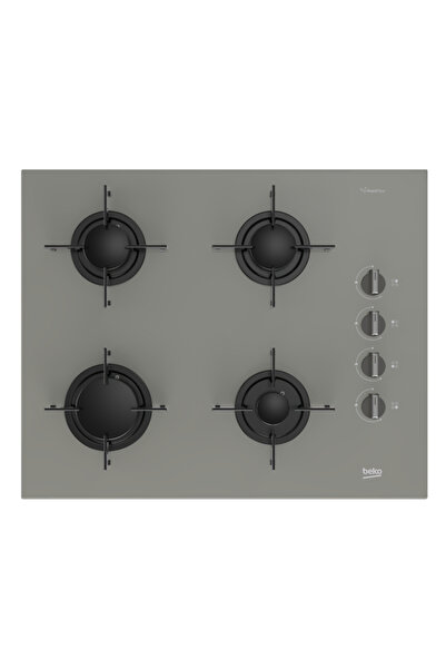 Beko Manhattan Gri Cam Buhar Destekli 3'lü Ankastre Set (FIRIN+OCAK+DAVLUMBAZ)