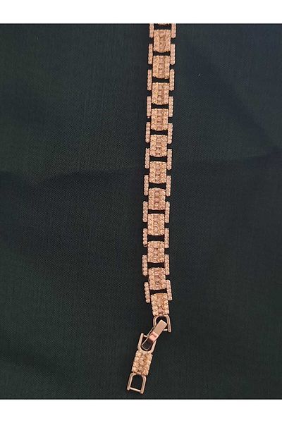 Zehure Shiny Zircon Stone Stainless Steel Bracelet 2