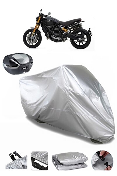 AUTOLION حقيبة خلفية رياضية متوافقة مع مشمع الدراجة النارية Ducati Scrambler ...