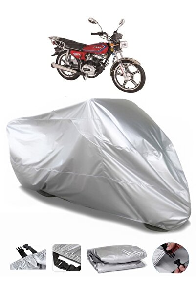 AUTOLION Bisan Yaren BSX 125 - مشمع دراجة نارية ممتاز، حقيبة خلفية سميكة متطابقة