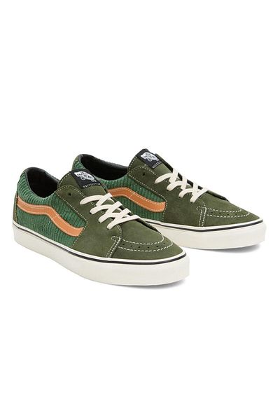 Dark green vans shop shoes