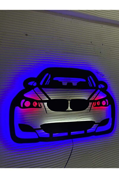 dekoraven Bmw LEd Işıklı Tablo(55x30cm)