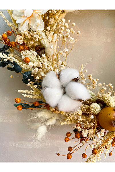 Riseup concept Kapı Süsü Kuru Çiçek Okaliptus Bahar Dalı Kapı Çelengi