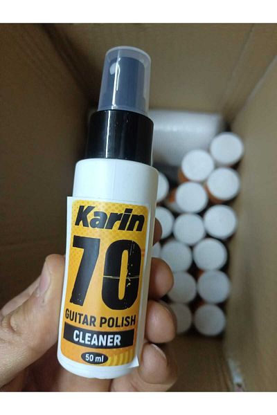 Karin KARİN K70 GUITAR POLISH CLEANER 1 PIECE 50 ML - GUITAR WOOD GLITTER CİLA