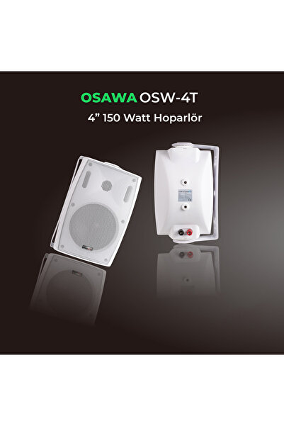 OSAWA Osw-4T 4" 150 Watt Trafolu Duvar Hoparlörü 1 Adet