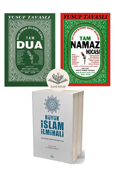 Tavaslı Yayınları Tam Dua - Tam Namaz - Büyük İslam İlmihali ( 3 Kitap Set Ka...