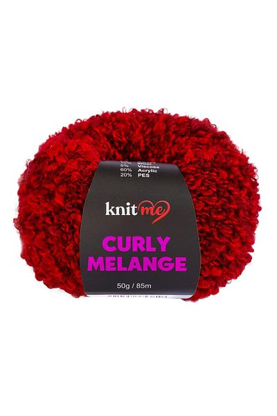 knitme 10 Κομμάτια Πλεκτό Curly Melange KCM57